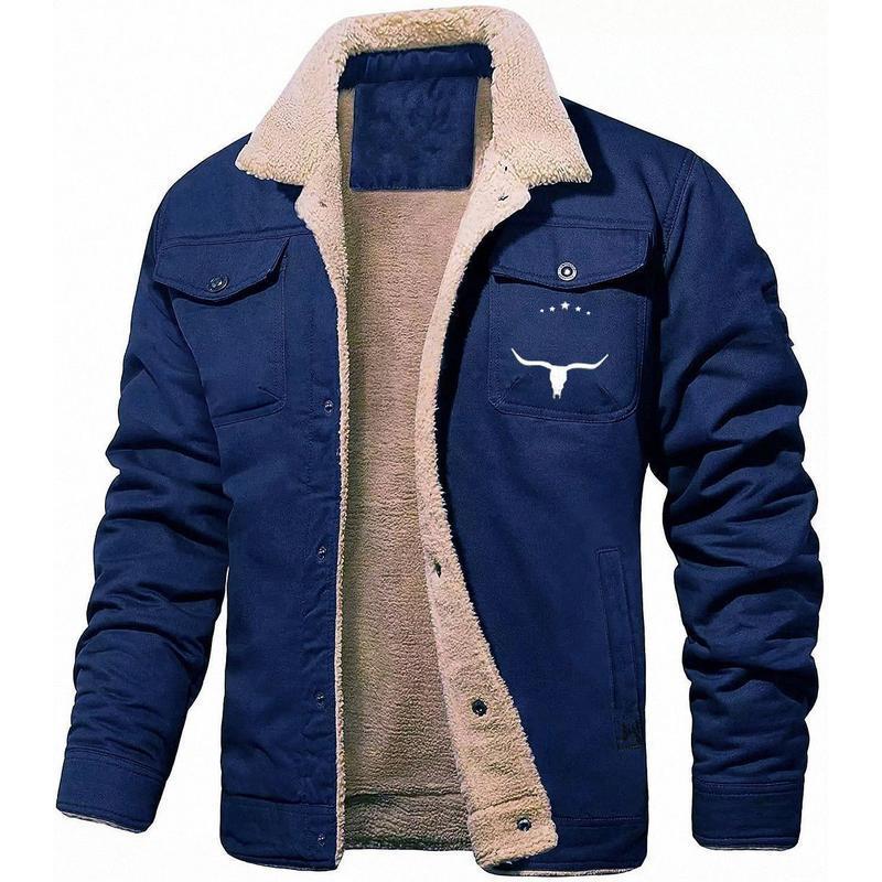 Men's Retro Jacket Fleece Coat