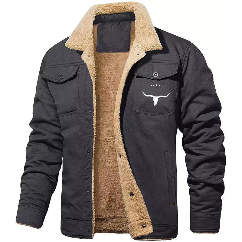 Men's Retro Jacket Fleece Coat