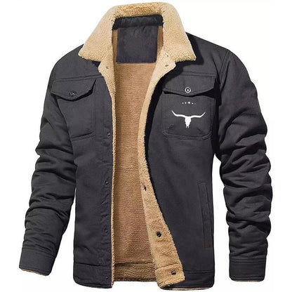 Men's Retro Jacket Fleece Coat