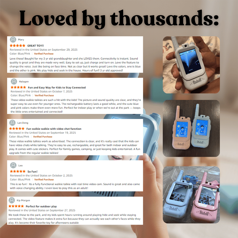 Kids Video Walkie Talkies Gift