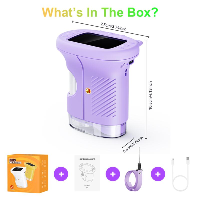 PeakHaven Kids Microscope with 4k screen