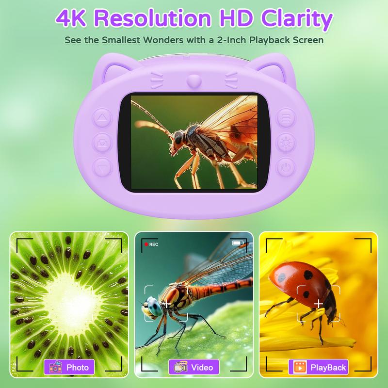 PeakHaven Kids Microscope with 4k screen