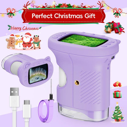 PeakHaven Kids Microscope with 4k screen