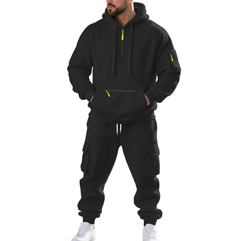 Men's Winter Fleece Casual Set DRAFT