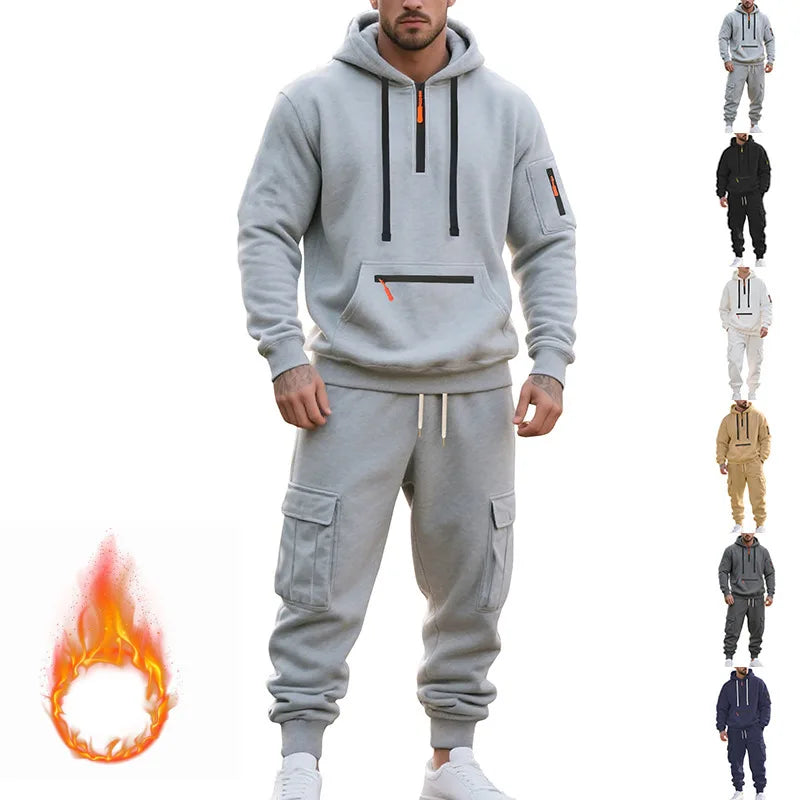 Men's Winter Fleece Casual Set DRAFT