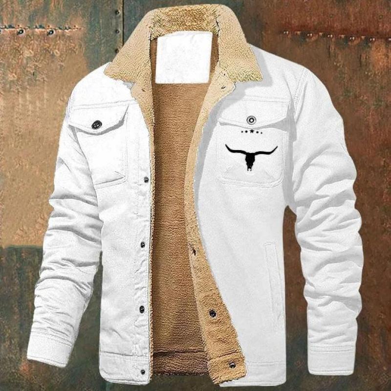 Men's Retro Jacket Fleece Coat