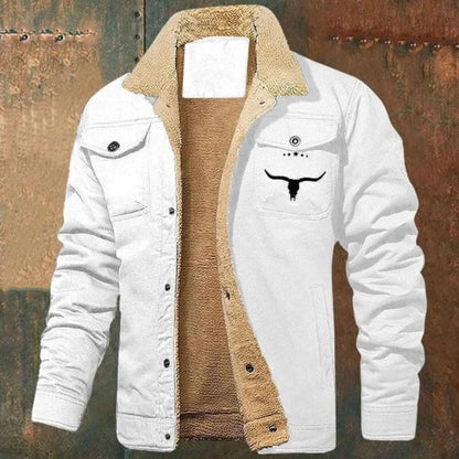 Men's Retro Jacket Fleece Coat