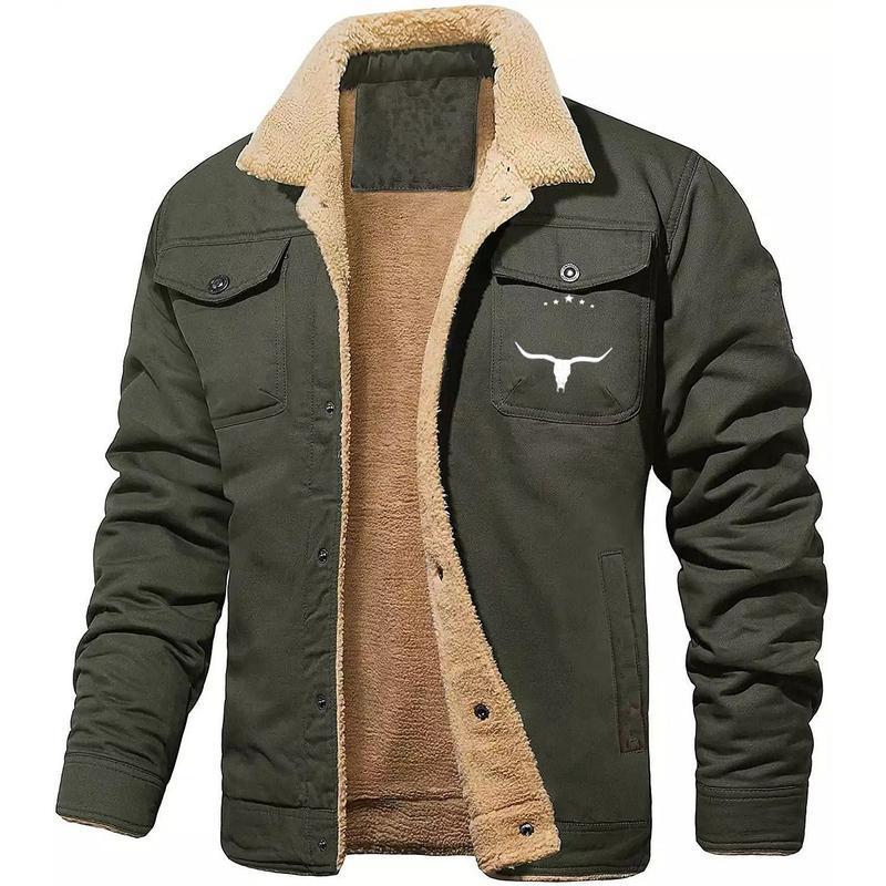 Men's Retro Jacket Fleece Coat