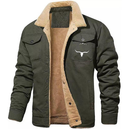 Men's Retro Jacket Fleece Coat