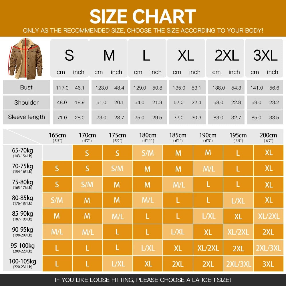 Men's Retro Jacket Fleece Coat